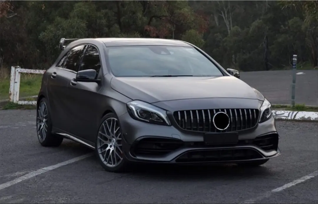 Mercedes-Benz A Serisi W176 Makyajlı GTR Panjur Piano Black 6