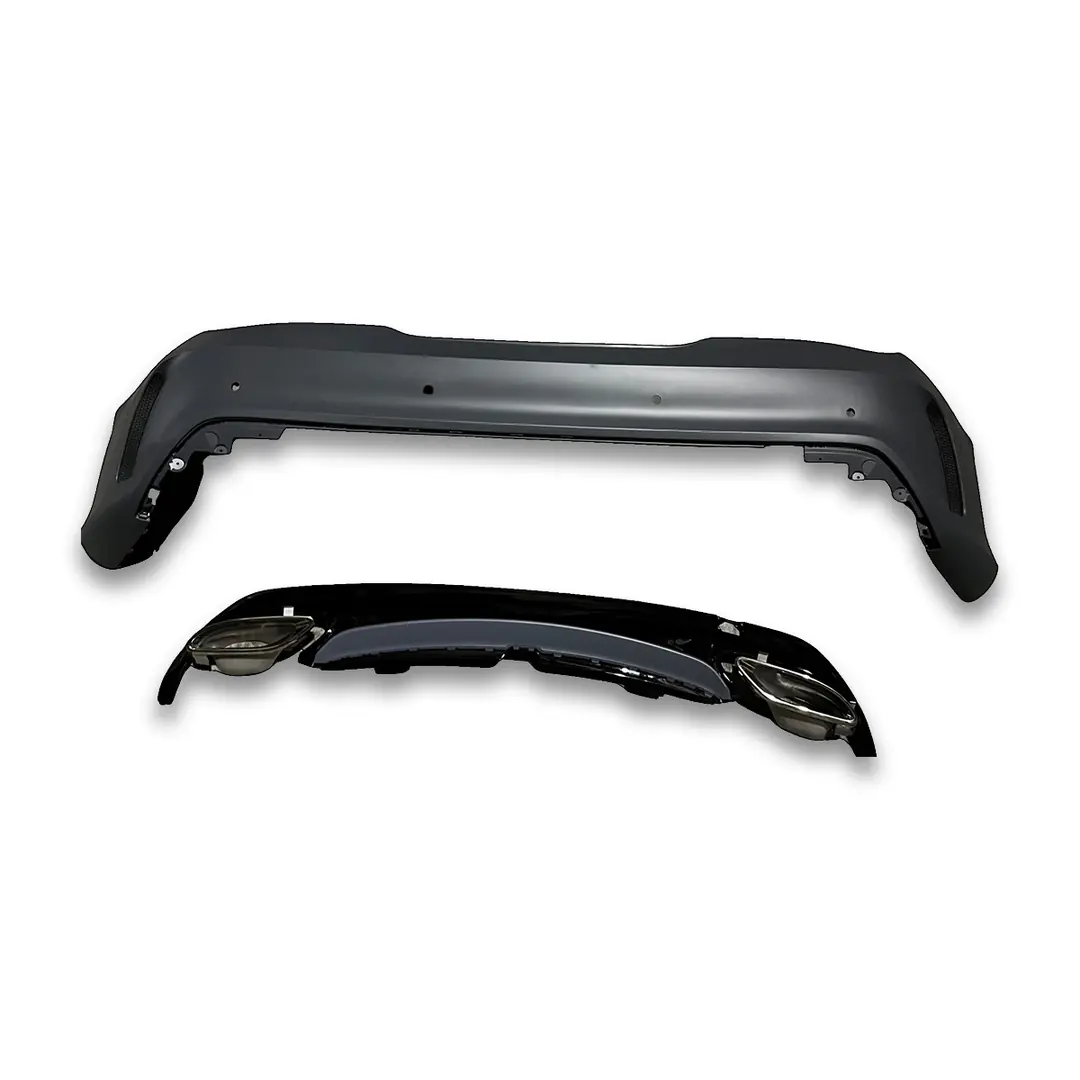 Mercedes-Benz CLA Serisi C117 2013-2019 CLA45 AMG Dönüşüm Arka Tampon ve Egzoz Seti