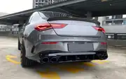 Mercedes CLA W118 CLA45 AMG Difüzör ve Siyah Egzoz Seti (AMG Paket İçin) 6