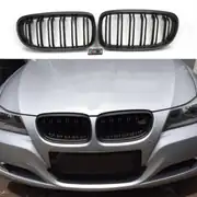 BMW 3 Serisi E90 M3 Çift Çizgi Panjur Böbrek - Piano Black (2008-2011) 6