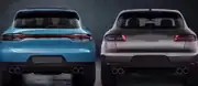 Porsche Macan 95B için Makyajlı Kasa Arka Dönüşüm Seti (Bagaj Kapağı ve Kırmızı Stop) 2