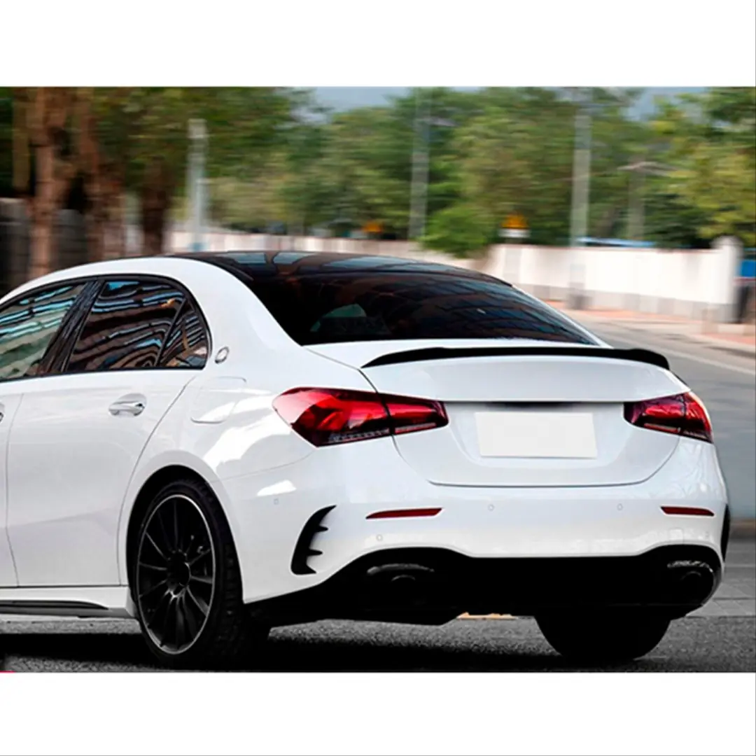 Mercedes-Benz A Serisi V177 Sedan 2019+ A35 AMG Piano Black Bagaj Spoyleri 5