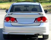 Honda Civic FD6 2006-2012 Mugen LED'li Bagaj Spoyleri (Boyasız) 5