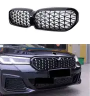 BMW 5 Serisi G30 LCI Diamond Panjur Böbrek (2020+) 2