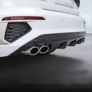 Audi A3 Sedan 8Y S-Line 2020+ S3 Piano Black Arka Difüzör 3