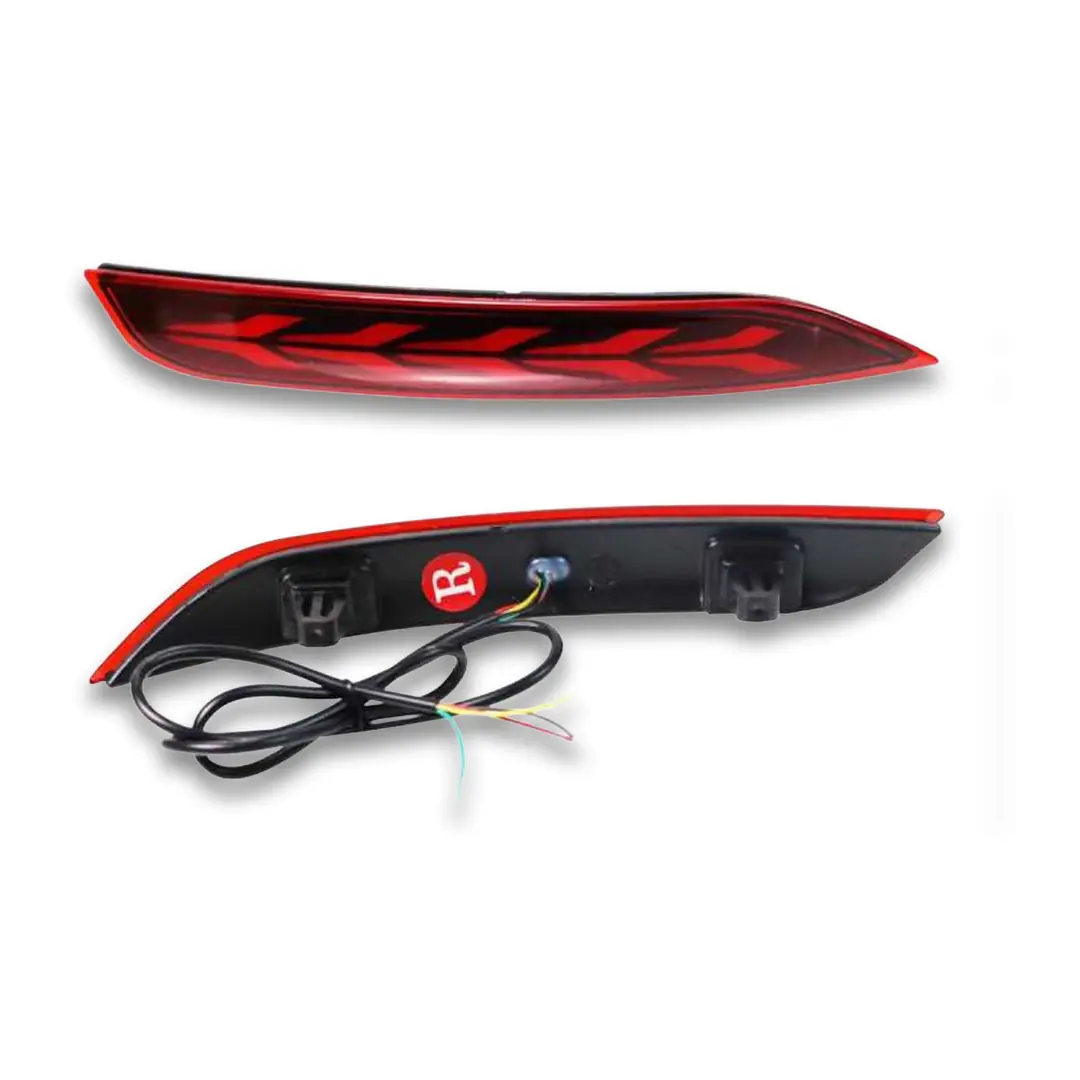 VW Polo 6C Ağaç Dizayn Arka Tampon LED Seti 4