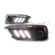 Honda Civic FC5 2019-2021 Makyajlı Kasa 3 Çizgili Kayar Sinyalli Gündüz Farı Seti 3