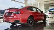 Honda Civic FE1 Sedan Arka Tampon Köşe Flap Seti Piano Black 2