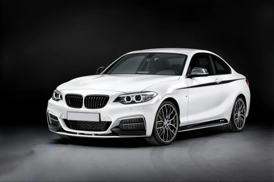 BMW 2 Serisi F22 M Performance Ön Lip (M Sport) - Piano Black 6