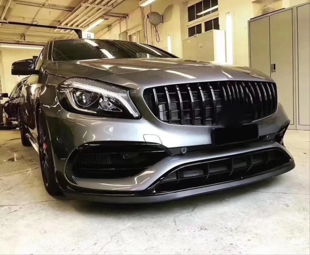 Mercedes-Benz CLA Serisi W117 Makyajlı CLA45 Aero Kit Piano Black 6