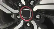 Honda Civic FC5/FK7 2016-2021 Kırmızı Jant Göbek Çemberi Seti (4 Parça) 1