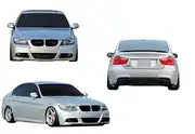 BMW 3 Serisi E90 LCI M-Tech Body Kit (2007-2011) 2