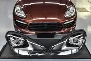 Porsche Cayenne (2011-2014) için 4 Nokta LED'li Facelift Far Seti 2