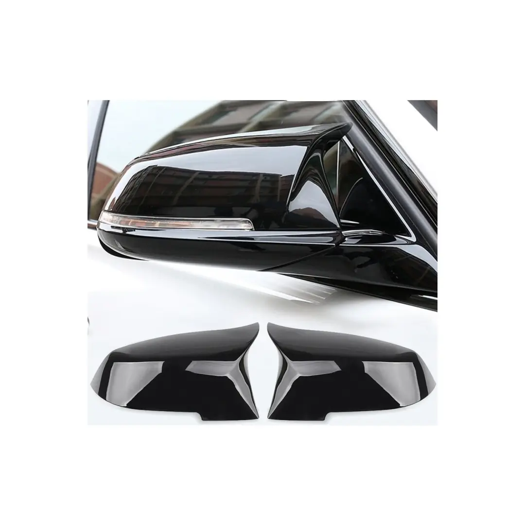 Mercedes W204 C Serisi Yarasa Ayna Kapağı Piano Black (Makyajlı Kasa) 4