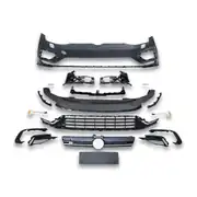 VW Golf 7 için Golf 7.5 R Ön Tampon ve Panjur Seti 2