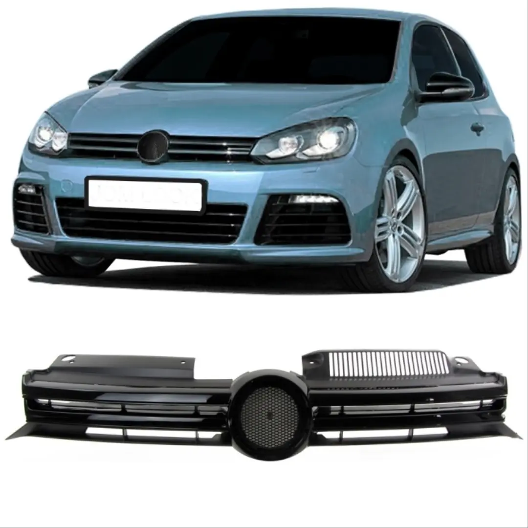 Volkswagen Golf 6 (Mk6) R  Ön Panjur Piano Black 4
