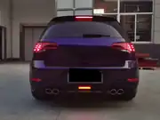 Volkswagen Golf 7.5 R LED Fren Lambalı Arka Difüzör Seti 2