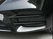 Mercedes-Benz A Serisi W177 2019 Sonrası Ön Tampon Bıçakları 4 Parça Piano Black 2