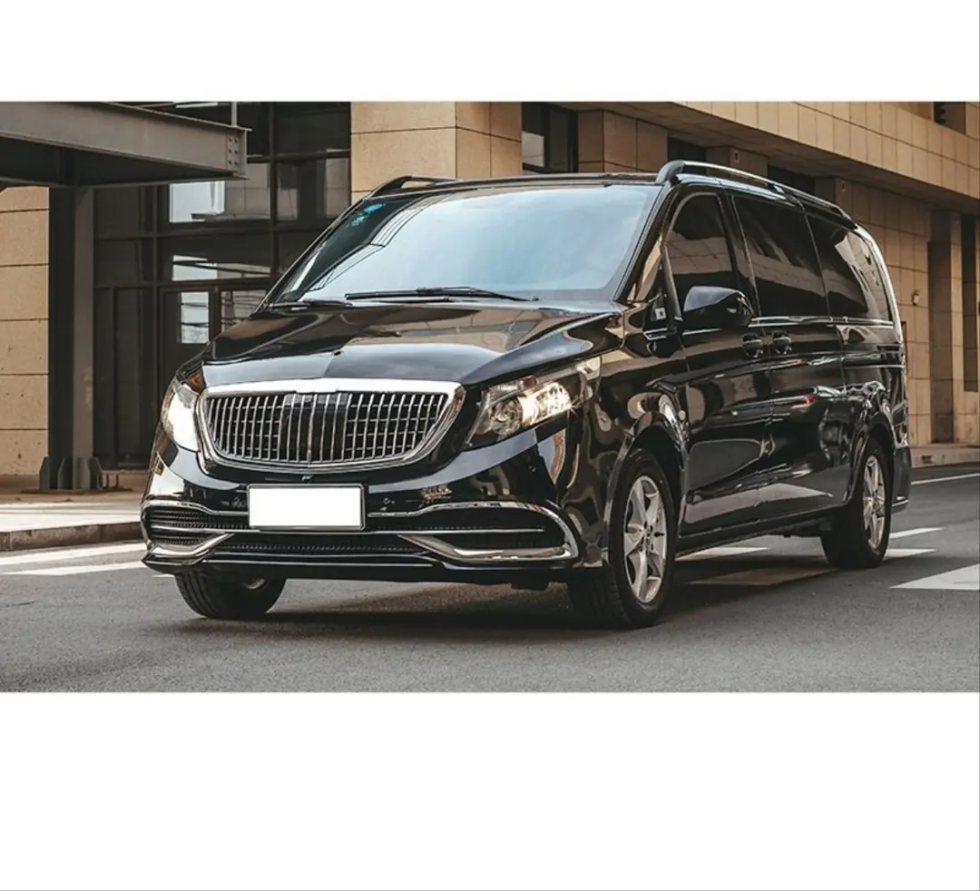 Mercedes Vito W447 (16-23) için V-Class Maybach Tampon ve Panjur Seti 4