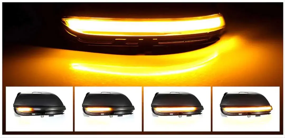 VW/Audi Passat Jetta A4 A5 A6 Uyumlu Kayar LED Ayna Sinyali 4