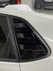 VW Polo AW 2018+ Kelebek Cam Üstü Kaplama Piano Black 2