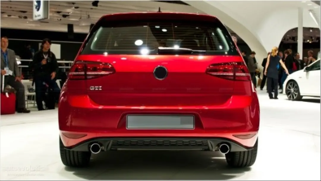 Volkswagen Golf 7 Standart 2013-2017 GTI Arka Difüzör ve Egzoz Ucu Seti
