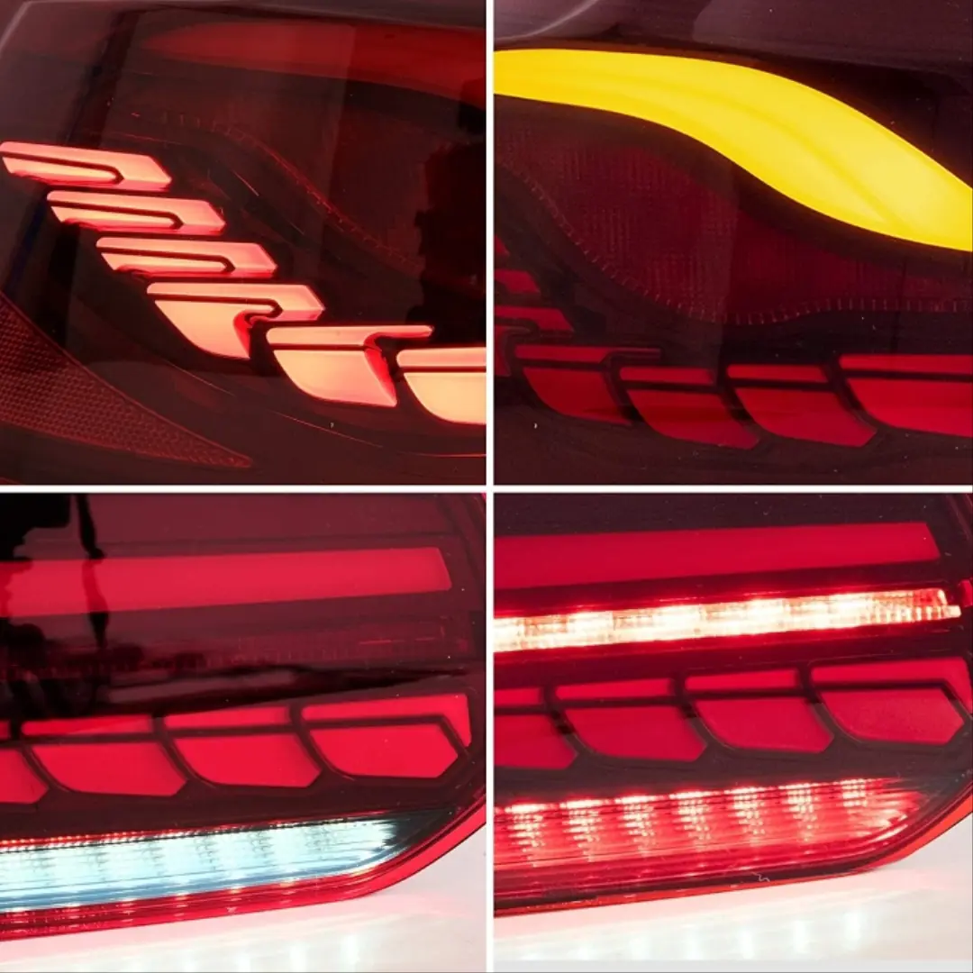 Volkswagen Golf 6 (Mk6) Dragon Dinamik Sinyalli Kırmızı LED Stop Takımı 5