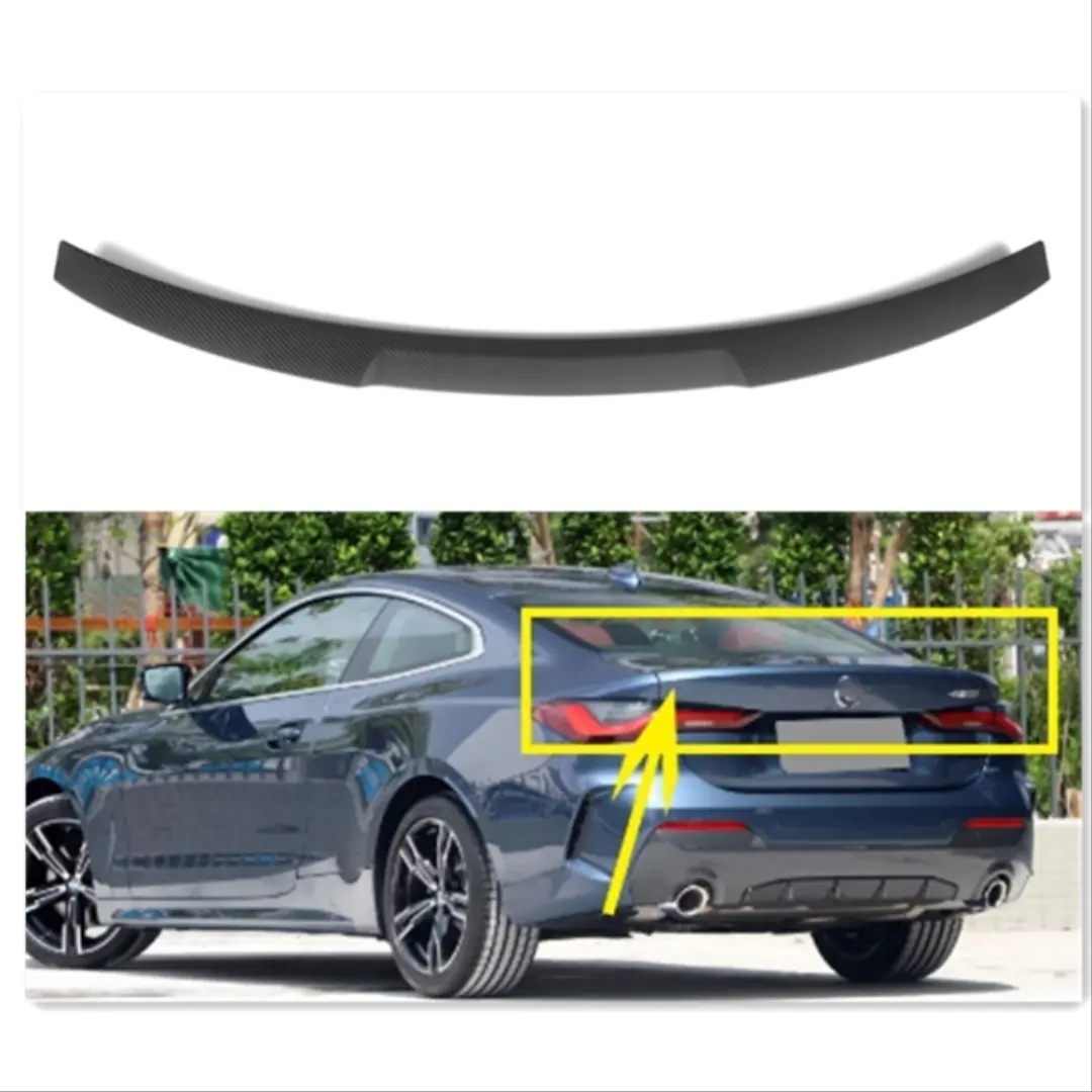 BMW 4 Serisi G22 M4 Spoiler - Piano Black (2021+) 4