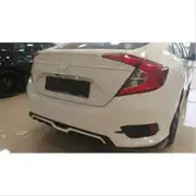 Honda Civic FC5 2016-2021 V Gerçek Karbon Fiber Arka Difüzör 6