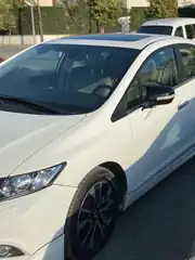 Honda Civic FB7 2012-2015 Yarasa Piano Black Ayna Kapağı Seti 3