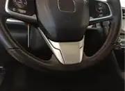 Honda Civic FC5/FK7 Direksiyon Alt Spoke Kaplaması Gümüş (Yazısız) 2