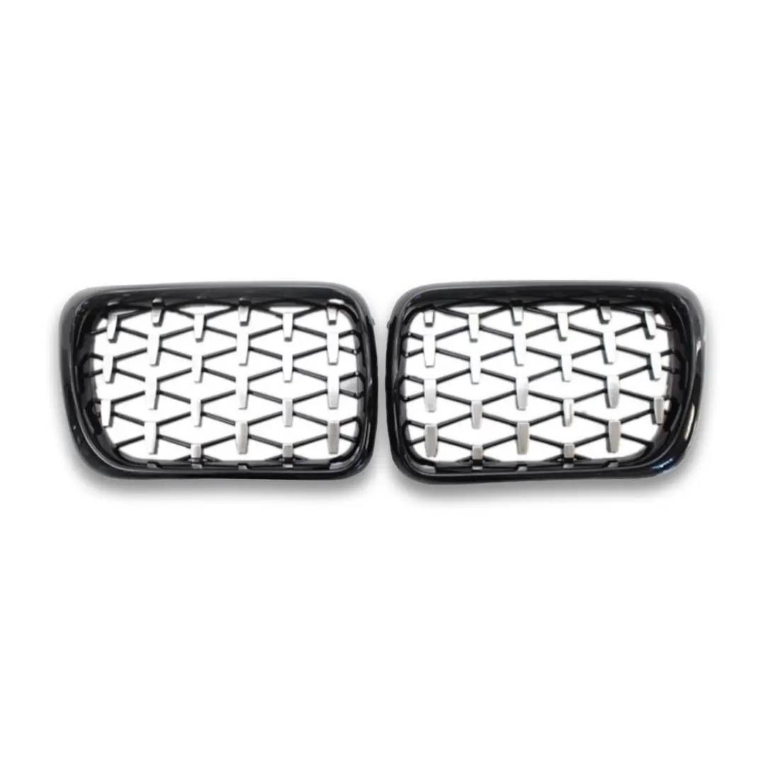 BMW 3 Serisi E36 Diamond Panjur (Böbrek) Piano Black Çerçeve (1997-1999)