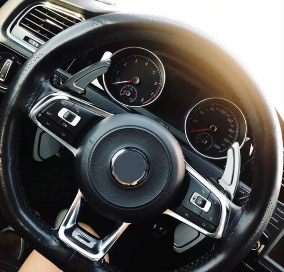 VW Golf 7/Tiguan/Passat B8 F1 Vites Paddle Shift Uzatma Seti Gümüş 5