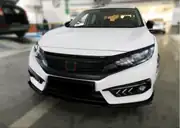 Honda Civic FC5 Dizayn B Tek Parça Ön Tampon Eki (Boyasız) 3