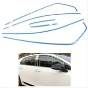 VW Golf 8 (MK8) Paslanmaz Çelik Cam Üst Çıta Seti Krom (6 Parça) 2