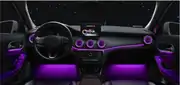 Mercedes A(W176)/CLA(C117)/GLA(X156) Serisi 64 Renk App Kontrollü Turbine Ön Havalandırma Ambiyans Seti 3
