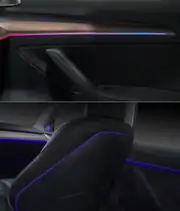 Tesla Model Y 2020+ App Kontrollü Komple RGB Ambiyans Aydınlatma Seti 3