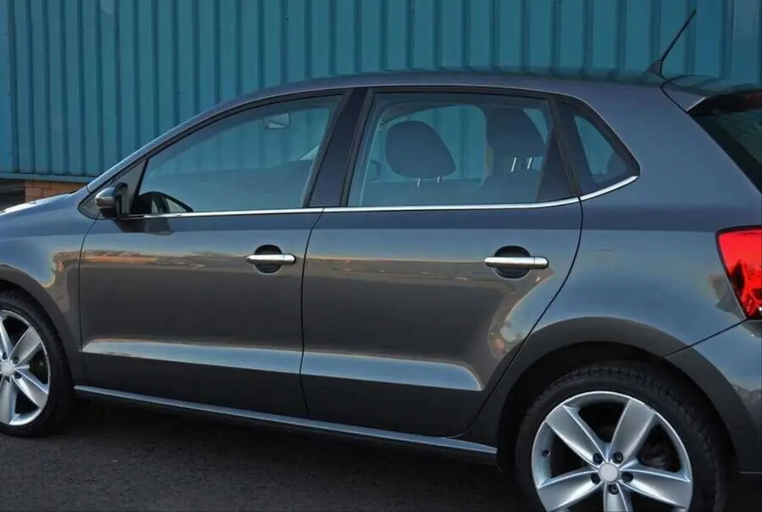 Volkswagen Polo 6R/6C Kapı Cam Çıtası Seti 4 Parça Krom 5