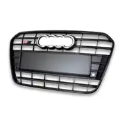 Audi A6 C7 2016-2018 Makyajlı Kasa S6 Piano Black Ön Panjur 1