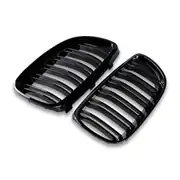 BMW 3 Serisi E92 Çift Çizgi M3 Panjur/Böbrek- Piano Black (2006-2009) 2