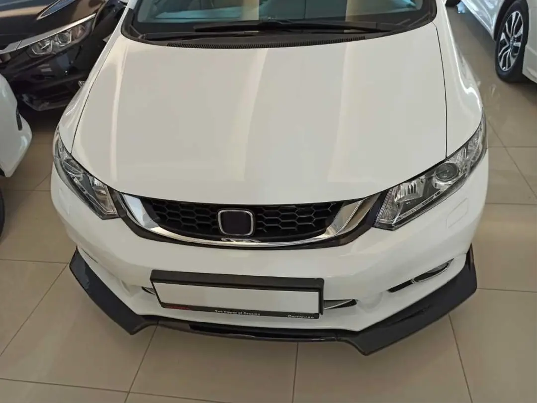 Honda Civic FB7 Sport Ön Tampon Eki Seti (Boyasız) 4